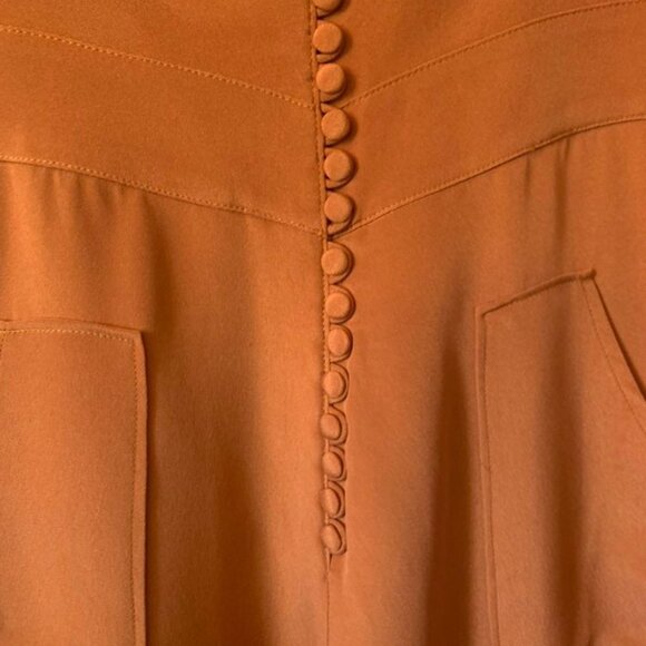 COSETTE 100% Silk Romper Size 2 - Picture 4 of 6